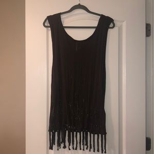 brown bathing suit cover up